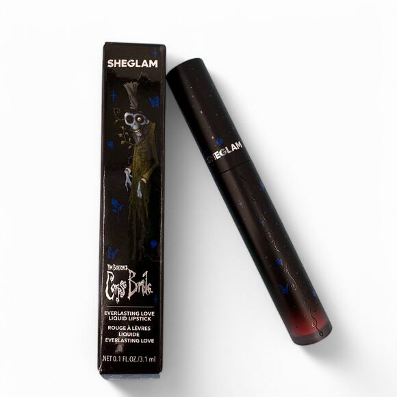 Tim Burton's Corpse Bride Everlasting Love Liquid Lipstick Emily Sheglam - Picture 1 of 2